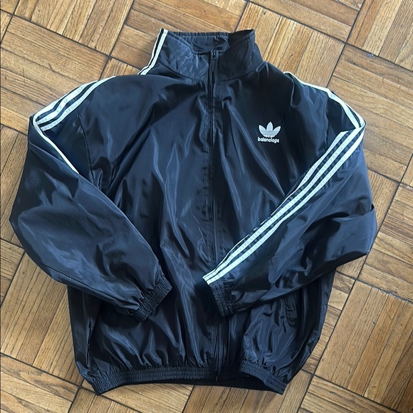 Adidas Vintage Black Track Jacket - Picture 1 of 4